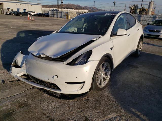 TESLA MODEL Y 2020 with VIN 5YJYGDEEXLF057547 - Photo from auction