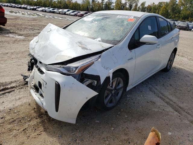 TOYOTA PRIUS 2019 with VIN JTDKARFU4K3092333 - Photo from auction