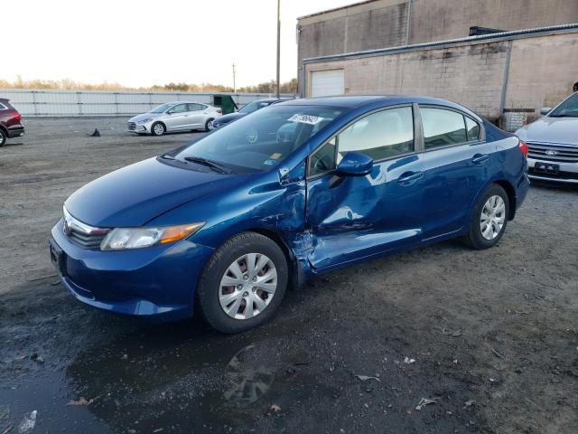 HONDA CIVIC LX 2012 with VIN 2HGFB2F52CH582526 - Photo from auction