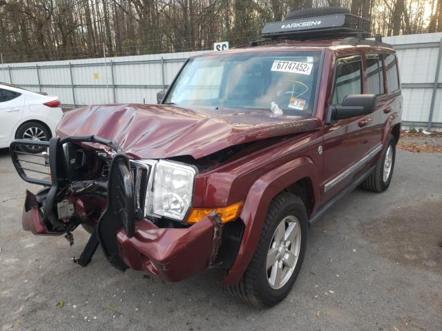 JEEP COMMANDER 2007 with VIN 1J8HG48P37C553136 - Photo from auction