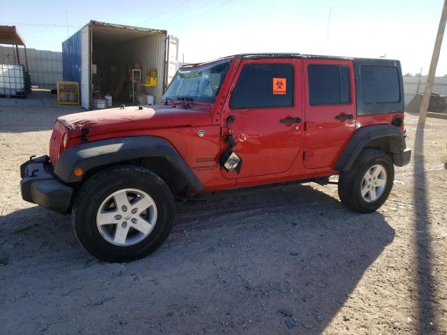 JEEP WRANGLER U 2017 with VIN 1C4BJWDG8HL690235 - Photo from auction
