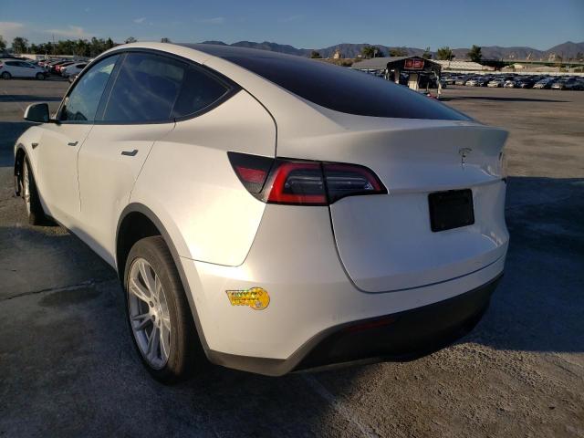 Photo 2 from auction – 2020 TESLA MODEL Y with VIN 5YJYGDEEXLF057547