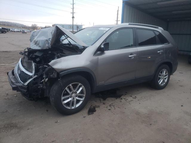 KIA SORENTO LX 2014 with VIN 5XYKTDA72EG549168 - Photo from auction