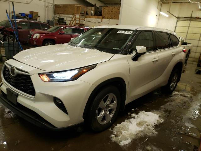 Photo 1 from auction – 2020 TOYOTA HIGHLANDER with VIN 5TDBZRBHXLS506605