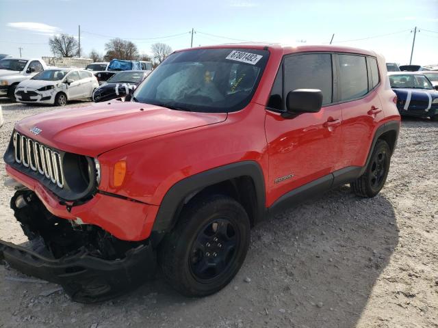 Photo 1 from auction – 2017 JEEP RENEGADE S with VIN ZACCJBAB8HPE58428
