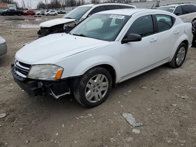 DODGE AVENGER SE 2012 with VIN 1C3CDZAB2CN325055 - Photo from auction