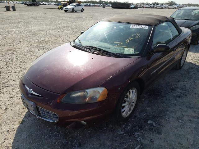 CHRYSLER SEBRING LX 2001 with VIN 1C3EL55U11N615154 - Photo from auction