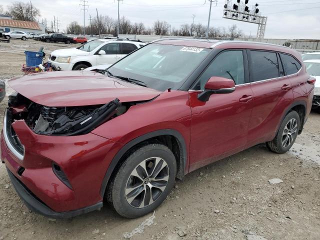 Photo 1 from auction – 2022 TOYOTA HIGHLANDER with VIN 5TDGZRBH0NS197171