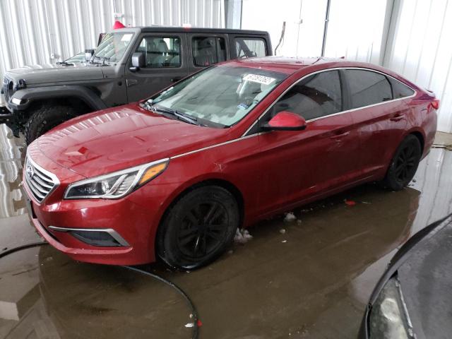 HYUNDAI SONATA SE 2016 with VIN 5NPE24AF0GH372526 - Photo from auction