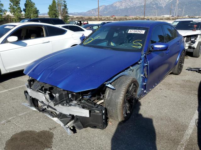 BMW M3 COMPETI 2022 with VIN WBS33AY07NFM61028 - Photo from auction