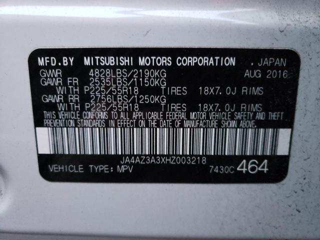 Photo 14 from auction – 2017 MITSUBISHI OUTLANDER with VIN JA4AZ3A3XHZ003218