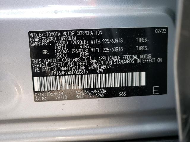 Photo 14 from auction – 2022 TOYOTA RAV4 SE with VIN JTM16RFV4ND050815