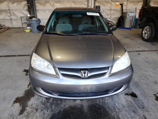 Photo 5 from auction – 2005 HONDA CIVIC LX with VIN 2HGES16575H528485