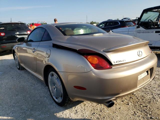 Photo 2 from auction – 2002 LEXUS SC 430 with VIN JTHFN48Y720004724