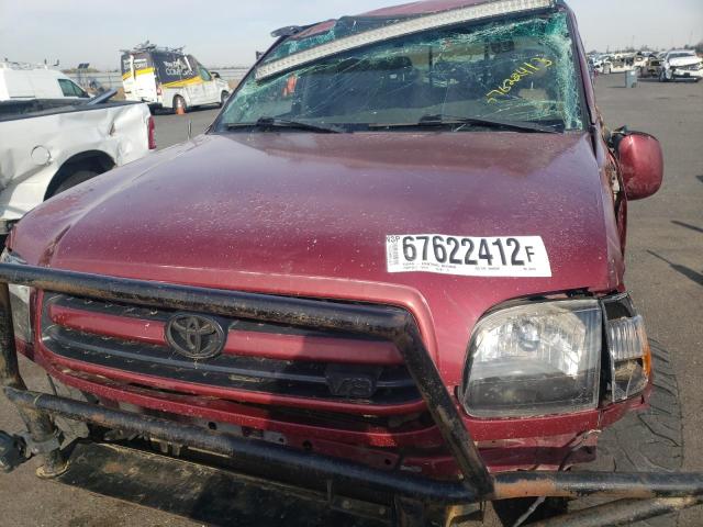 Photo 11 from auction – 2002 TOYOTA TUNDRA ACC with VIN 5TBBT48162S332165
