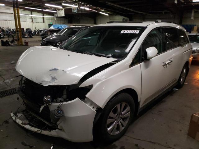 HONDA ODYSSEY EX 2015 with VIN 5FNRL5H60FB028721 - Photo from auction