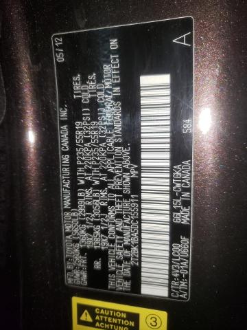 Photo 14 from auction – 2013 LEXUS RX 350 BAS with VIN 2T2BK1BA5DC155911