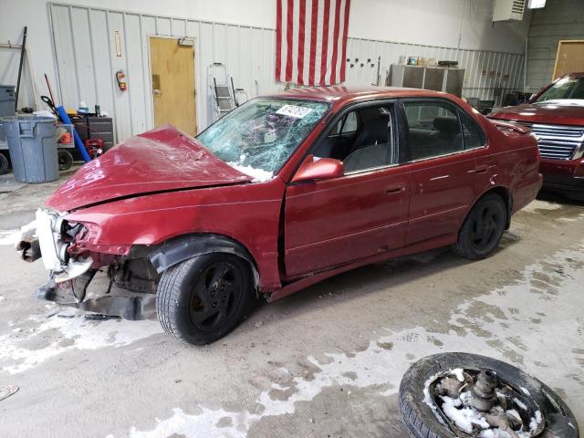 TOYOTA COROLA 2001 with VIN 2T1BR12E61C437635 - Photo from auction