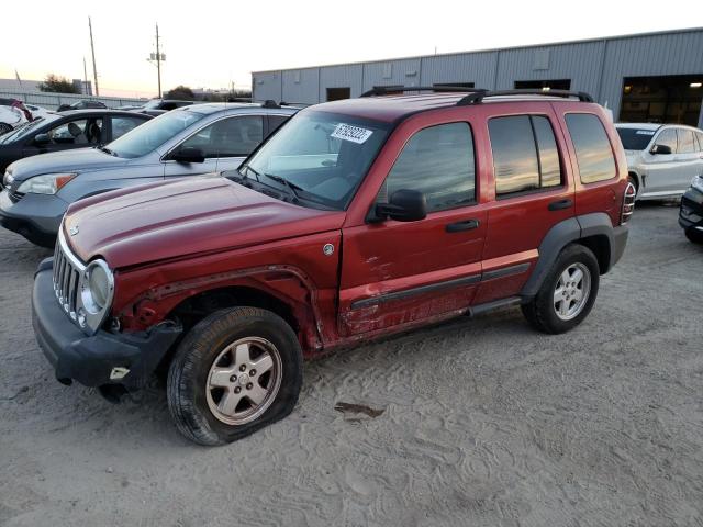 Photo 1 from auction – 2007 JEEP LIBERTY SP with VIN 1J4GL48K87W537803