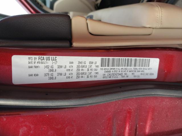 Photo 14 from auction – 2017 JEEP GRAND CHER with VIN 1C4RJFBG7HC734422