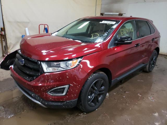 FORD EDGE SEL 2016 with VIN 2FMPK4J92GBC41771 - Photo from auction