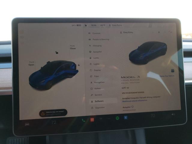 Photo 9 from auction – 2022 TESLA MODEL 3 with VIN 5YJ3E1EB6NF305025
