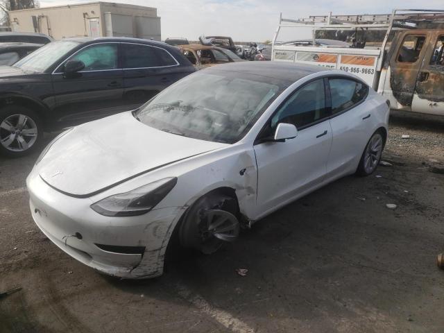 TESLA MODEL 3 2022 with VIN 5YJ3E1EA8NF144961 - Photo from auction