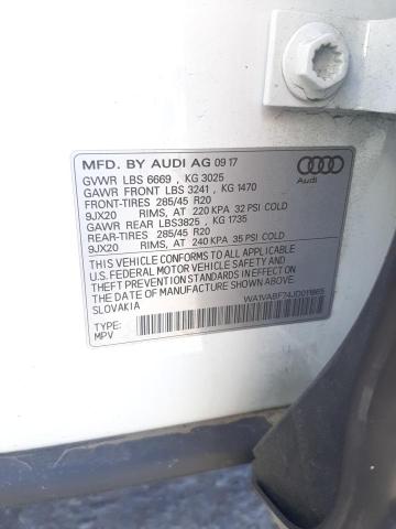 Photo 14 from auction – 2018 AUDI Q7 PRESTIG with VIN WA1VABF74JD011865