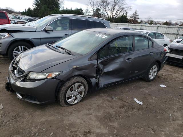 HONDA CIVIC LX 2013 with VIN 2HGFB2F56DH559462 - Photo from auction