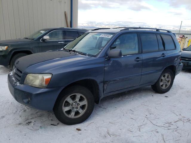TOYOTA HIGHLANDER 2007 with VIN JTEEP21A770223050 - Photo from auction