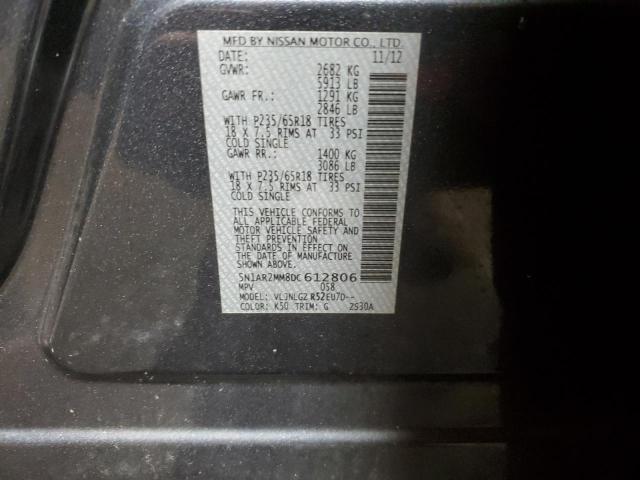 Photo 14 from auction – 2013 NISSAN PATHFINDER with VIN 5N1AR2MM8DC612806