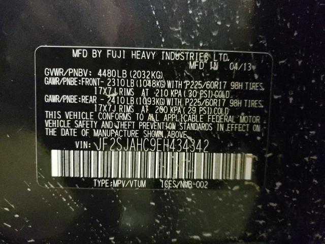 Photo 14 from auction – 2014 SUBARU FORESTER 2 with VIN JF2SJAHC9EH434342
