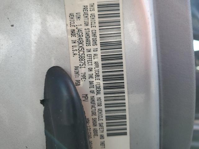 Photo 14 from auction – 2005 JEEP GRAND CHER with VIN 1J4GR48KX5C588751