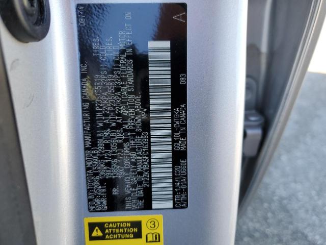 Photo 14 from auction – 2015 LEXUS RX 350 with VIN 2T2ZK1BA5FC163993
