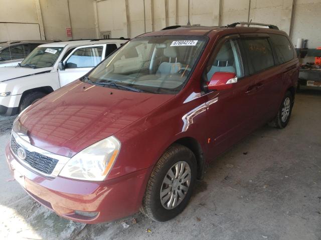 KIA SEDONA LX 2012 with VIN KNDMG4C77C6481010 - Photo from auction
