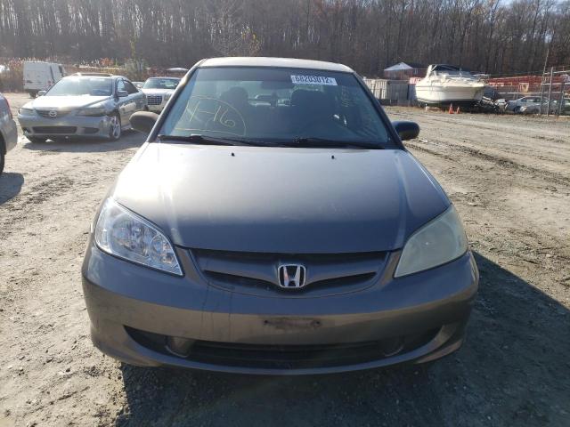 Photo 5 from auction – 2005 HONDA CIVIC LX with VIN 2HGES16535H555618