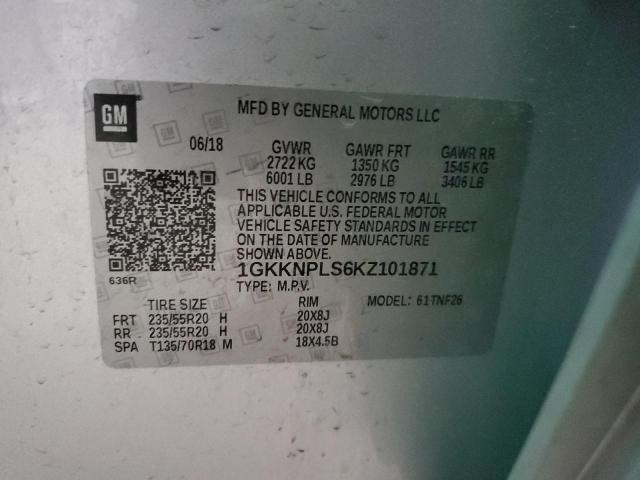 Photo 14 from auction – 2019 GMC ACADIA DEN with VIN 1GKKNPLS6KZ101871