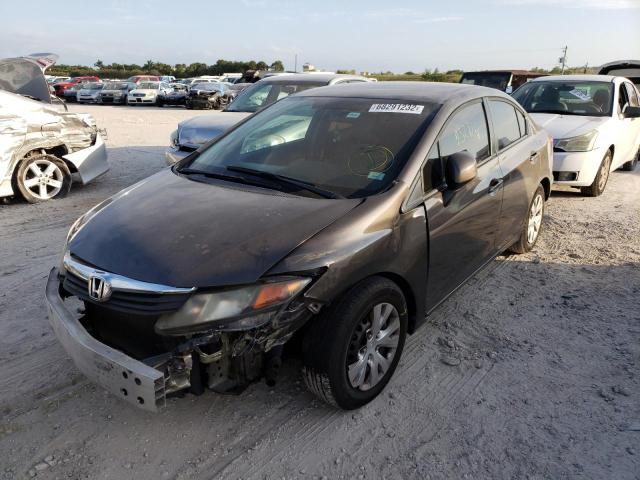 HONDA CIVIC LX 2012 with VIN 2HGFB2F58CH560286 - Photo from auction