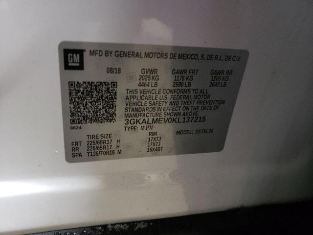 Photo 14 from auction – 2019 GMC TERRAIN SL with VIN 3GKALMEV0KL137215
