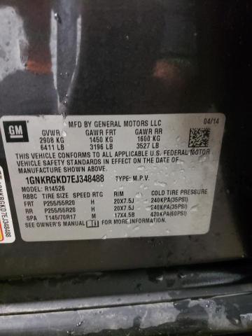 Photo 14 from auction – 2014 CHEVROLET TRAVERSE L with VIN 1GNKRGKD7EJ348488