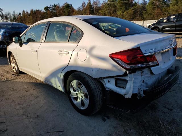 Photo 2 from auction – 2013 HONDA CIVIC LX with VIN 19XFB2F5XDE007134