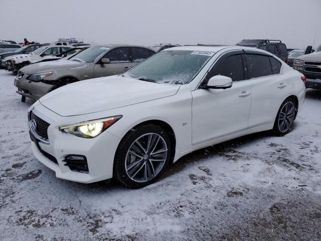 INFINITI Q50 BASE 2014 with VIN JN1BV7AR0EM686656 - Photo from auction