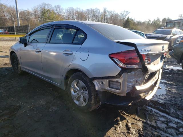 Photo 2 from auction – 2013 HONDA CIVIC LX with VIN 19XFB2F53DE280643