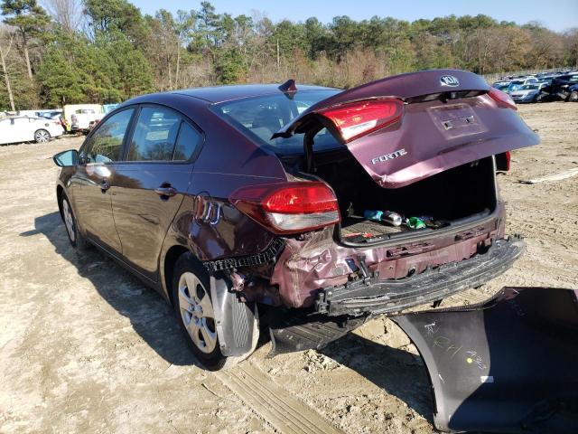 Photo 2 from auction – 2017 KIA FORTE LX with VIN 3KPFL4A74HE156159