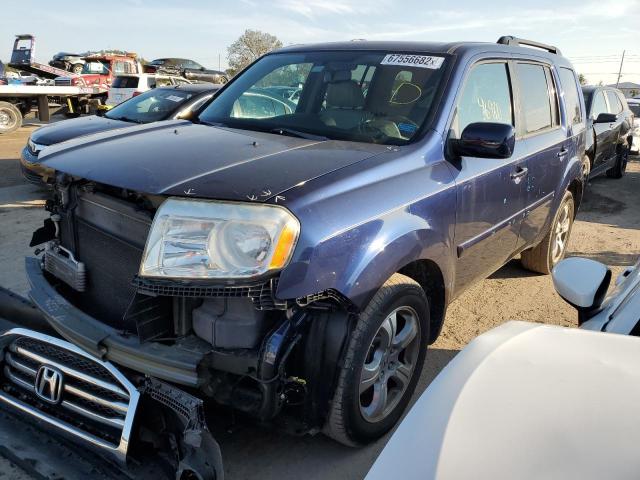 HONDA PILOT EXL 2014 with VIN 5FNYF4H5XEB051863 - Photo from auction
