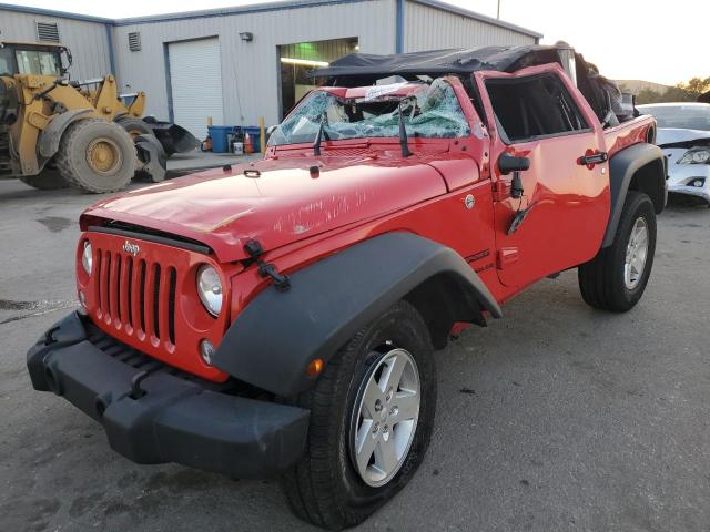Photo 1 from auction – 2017 JEEP WRANGLER S with VIN 1C4AJWAG0HL714642