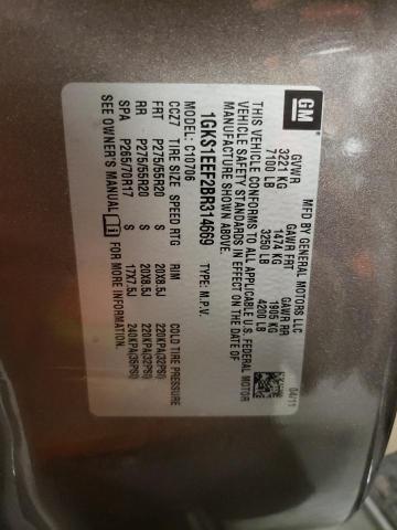 Photo 14 from auction – 2011 GMC YUKON DENA with VIN 1GKS1EEF2BR314669