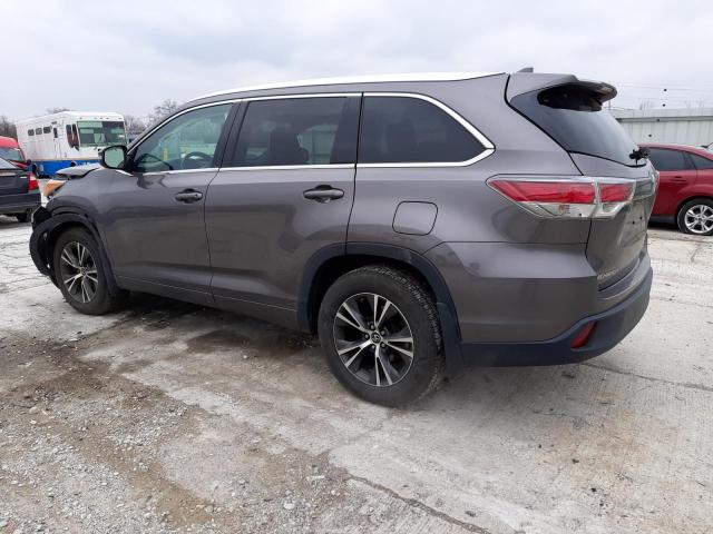 Photo 2 from auction – 2016 TOYOTA HIGHLANDER with VIN 5TDJKRFH8GS507042