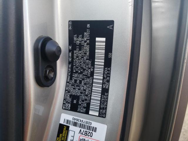 Photo 14 from auction – 2005 TOYOTA SIENNA CE with VIN 5TDZA23C95S316605