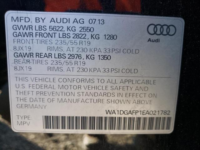 Photo 14 from auction – 2014 AUDI Q5 PREMIUM with VIN WA1DGAFP1EA021782